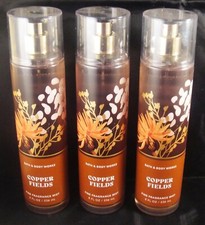 3 Bath  Body Works COPPER FIELDS Fine Fragrance Mist WILDFLOWERS Woods 0 SHIP