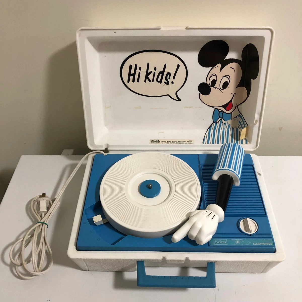 vintage mickey mouse record player products for sale | eBay