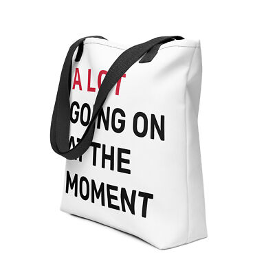 Tote Bag ''A Lot Going On At The Moment'' - Taylor Swift Eras Tour Statement heavy