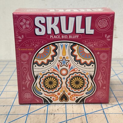 Skull Bluffing Card Game  PINK BOX Space Cowboys Asmodee Family Party BRAND NEW