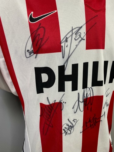 PSV EINDHOVEN 2002 2003 HOME SHIRT AUTOGRAPH NIKE FOOTBALL SOCCER JERSEY SIZE XL - Picture 8 of 11