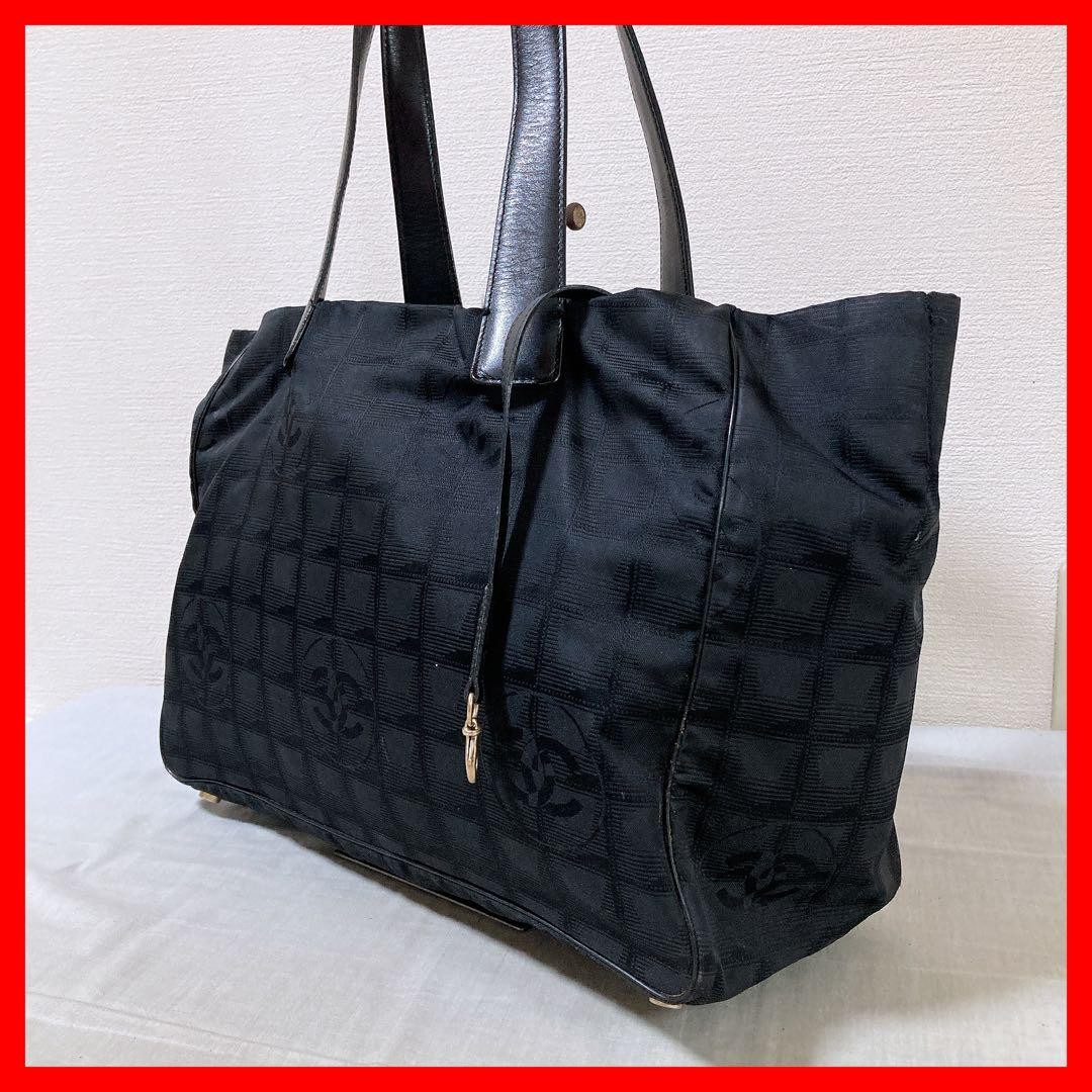 CHANEL Coco Mark Travel Tote Bag Black KQ687951 New Collection