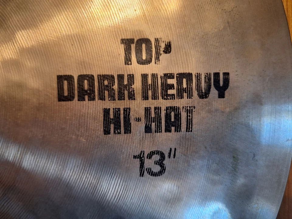 Paiste Sound Creation 13" Dark Heavy Hi-Hats Usado Muy Buen Estado Foto 4 de 4