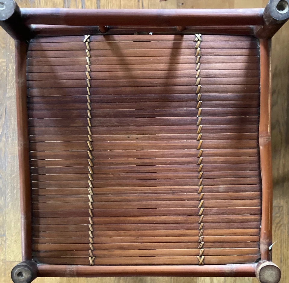 Mobile scaffale in bambù 4 ripiani, solido, leggero, autentico, artigianato vero - Immagine 4 di 4