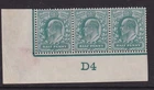 EDVII Control Strip UNMOUNTED MINT[229]