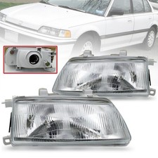 1 Pair Front Head Light Lamp Assembly Fits For Honda Civic Ed Dx Sedan 1989-1991 1 Pair Front Head Light Lamp Assembly Fits For Honda Civic Ed Dx Sedan 1989-1991