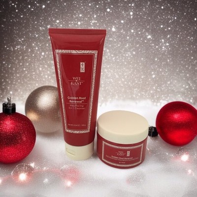 WEI EAST GOLDEN ROOT RENEWAL 3 IN 1 CLEANSER & Daily Restoration Treatment Pads