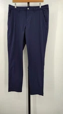 Quince Men Ultimate Commuter Pant - Slim Fit 30" Inseam Blue 34