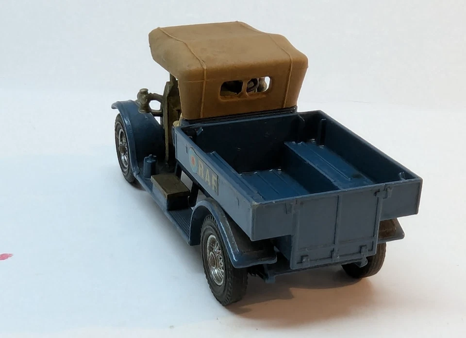 Matchbox Lesney Y-13 1918 Crossley RAF Tender 1973 Modelos de antaño 3,75" Foto 3 de 4