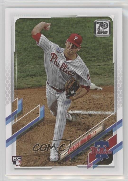 2021 Topps Image Variation SP (Pinstriped Jersey) Spencer Howard #244 02wb