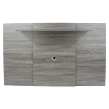 Lido Grey Oak TV Wall Panel with Shelf Modern Durable Stylish Storage