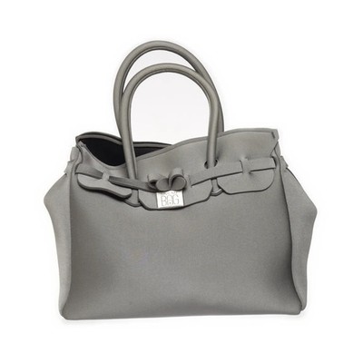 Save My Bag, Handtasche, Damen, Elasthan/Polyester, Grau, 34, 13, 30 cm #8Gh