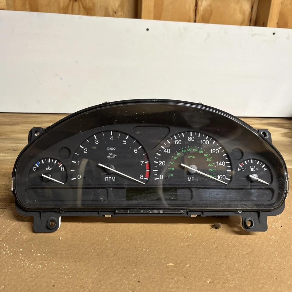 Grupo velocímetro Jaguar S 2000-2001 kilometraje desconocido XR8F-10849-BL OEM Foto 2 de 4