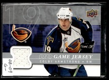 2008-09 Upper Deck Game Jerseys Colby Armstrong Atlanta Thrashers #GJ-CA