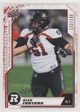 2020 Upper Deck CFL Red 122/165 Alex Fontana #116 h8y