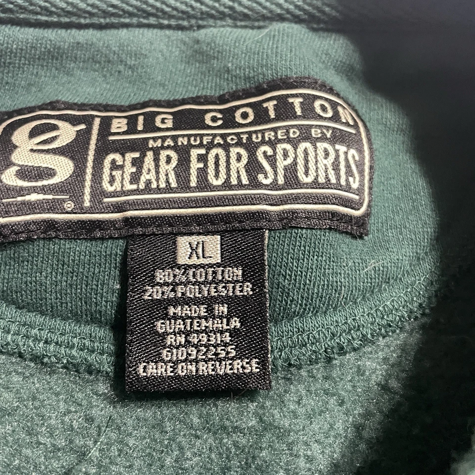 Vtg Ohio University Alumni Bobcats Sweatshirt Gear for Sports Green Sz XL - Image 4 of 4