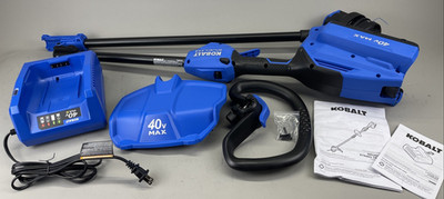 Kobalt 40v 40-volt Max 15-in String Trimmer 3809908 Tool Only + 40v Charger