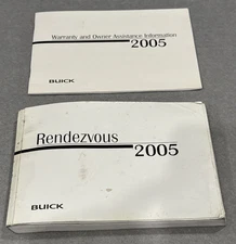 2005 Buick Rendezvous Owners Manual CX CXL Ultra Plus SUV Factory Original Books