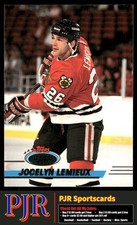 Jocelyn Lemieux 1993-94 Stadium Club #255 Chicago Blackhawks