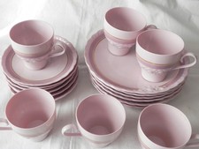 Hutschenreuther Porcelaine Rose drache-modell exklusive 6 Stk. Kaffee-Gedecke 3t