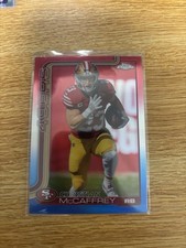 Topps Chrome red Christian McCaffrey San Francisco 49ers 2026 NFL Card #26