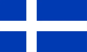 Shetland Flag Self Adhesive Vinyl Sticker