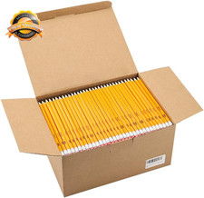 576 Pack Wood Cased 2 HB Pencils Yellow Pre-S...