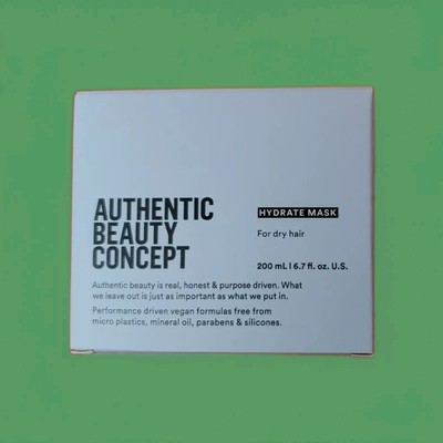 Authentic Beauty Concept Hydrate Mask | Normal To Dry or Curly Hair . FREE AMP.