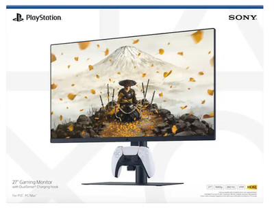 Sony PlayStation 27'' Gaming Monitor DualSense Charging Hook 240Hz IPS PS5 PC