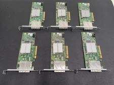 Lot of 6 Dell PCIe Dual Port Raid Controller Card SAS 6Gbps