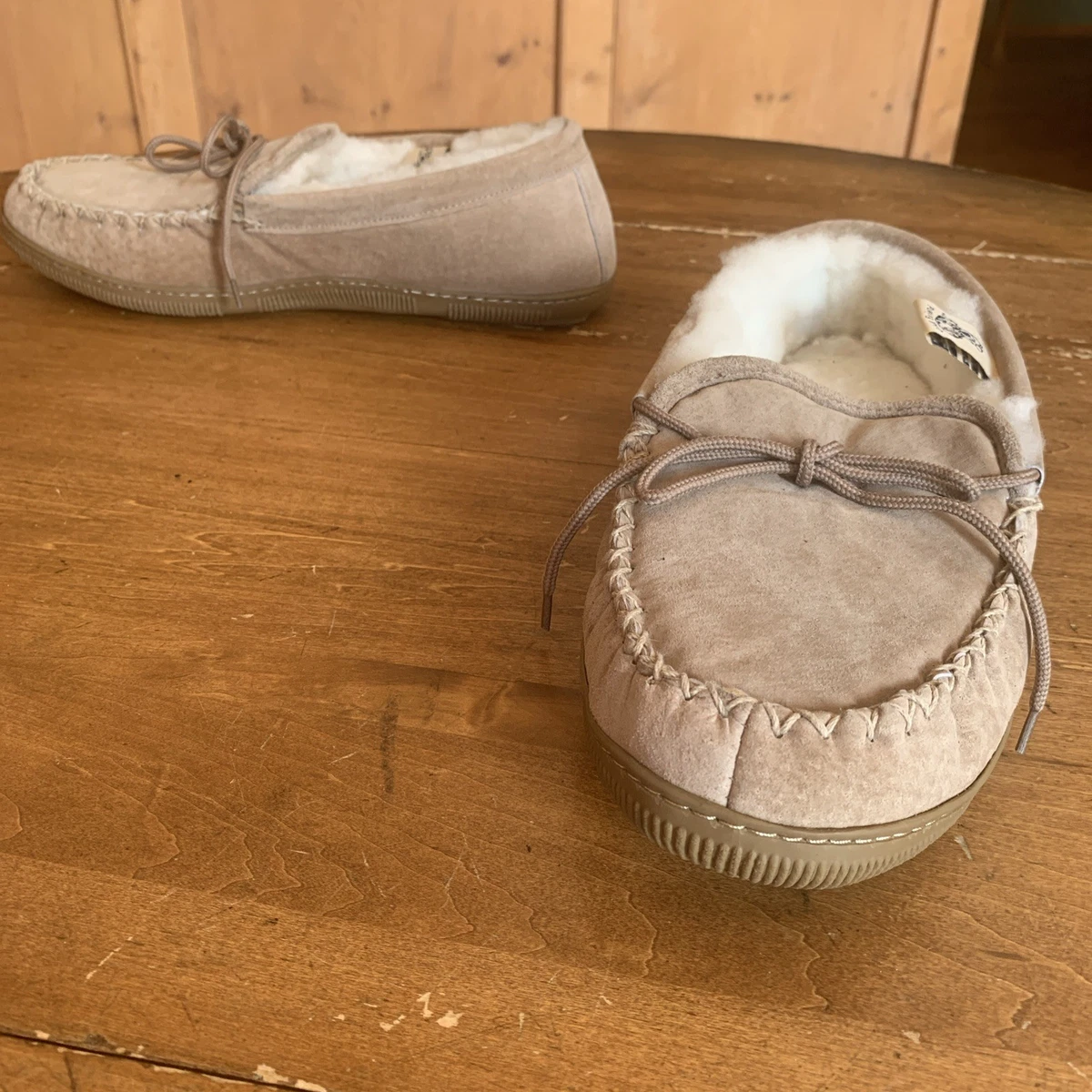 Old Friend Moccasin Solid Slippers for Men for sale | eBay display picture 2