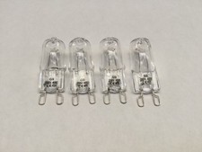 4 X 40W SMEG OVEN HALOGEN LAMP LIGHT BULB GLOBE SFPA309X SFPA390X SFPA395X