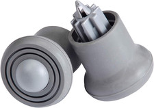 Carex Walker Glides with Auto-Brakes for Seniors  , Walker Feet Glides, Univers