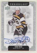 2018-19 Upper Deck Chronology Franchise History Dave Reid #FH-BO-RD Auto 00s4