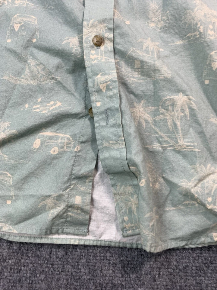 Pendleton Shirt Mens Small Green Floral Short Sleeve Button Up Casual Beach - Image 3 of 4