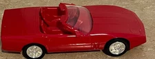 Ertl 1990 Chevrolet Corvette Convertible Bright Red Promo Car 1:25 #6044
