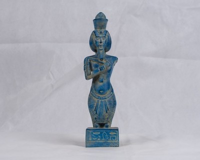 Altägyptische Altertümer Pharao Statue König Echnaton Gute Hieroglyphe