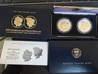 2025 S Reverse Morgan & Peace Silver Dollar Proof - Box/COA - total 1.718 oz Ag