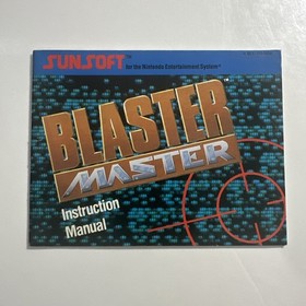 Blaster Master (Nintendo, NES, 1988) Complete CIB - Tested