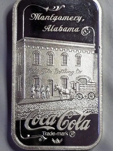 Montgomery, AL   Coca Cola 1 oz  Bar 75th Anniversary