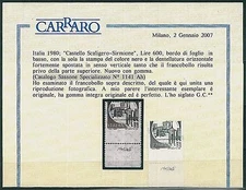29543 REPUBLIC Variety CASTLES - Saxon Spec 1141 Ah CARRARO Certified
