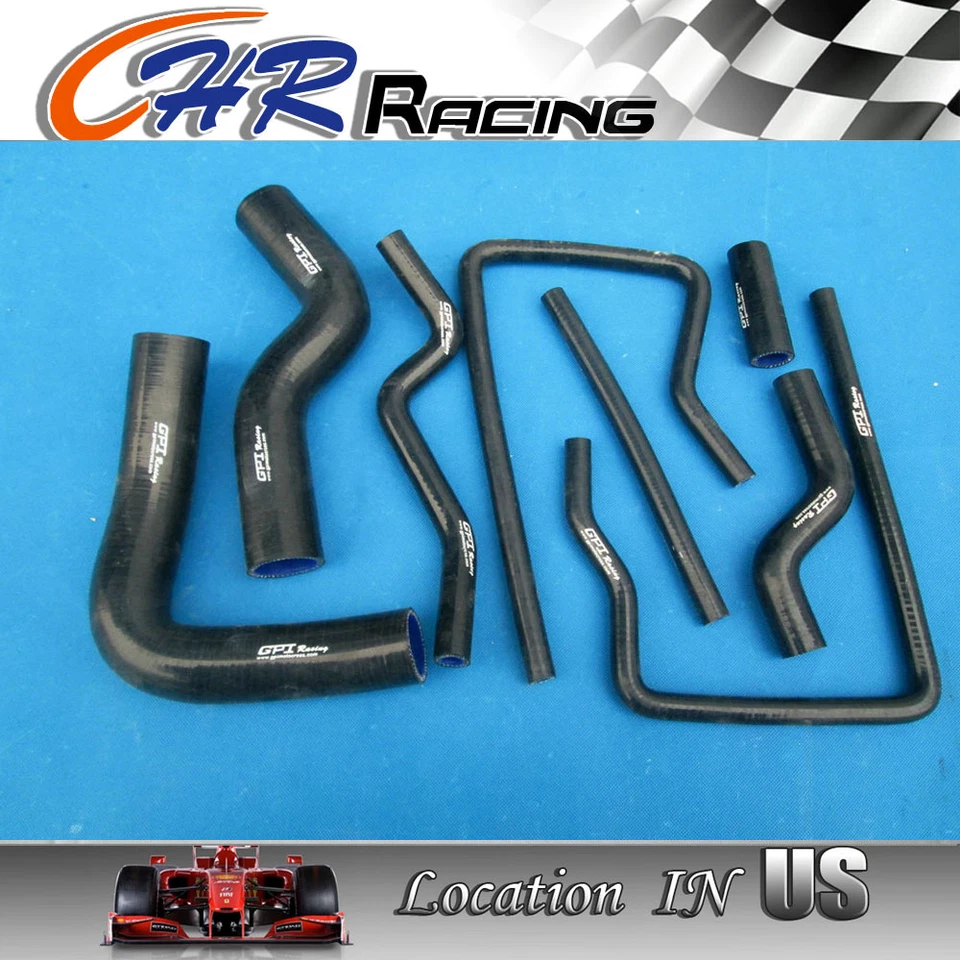 Manguera negra silicona 1997 1996-2000 para Subaru Impreza Wrx Sti GC8/EJ20 Ver 3-6 Foto 2 de 4