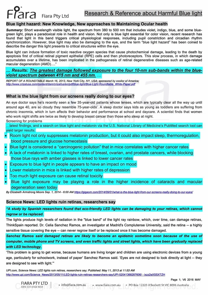 7.9 inch - Fiara Anti Blue Light Screen Protector / Filter | Self-Adhesive Film - Image 4 of 4