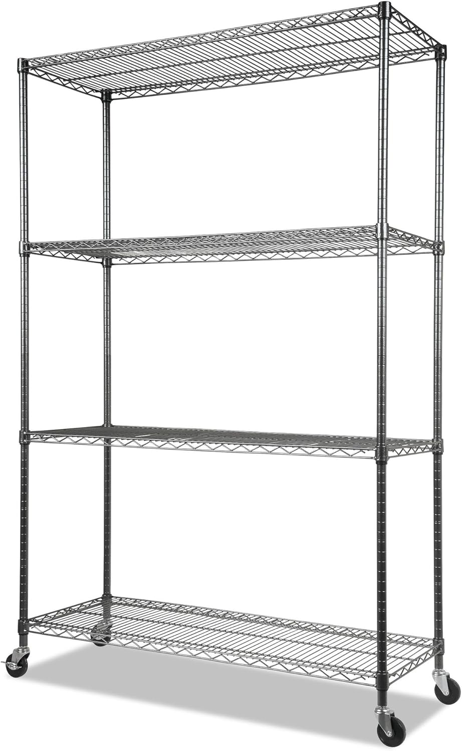 ALESW604818BA 48 In. X 18 In. X 72 In. NSF Certified 4-Shelf Wire Shelving Kit w