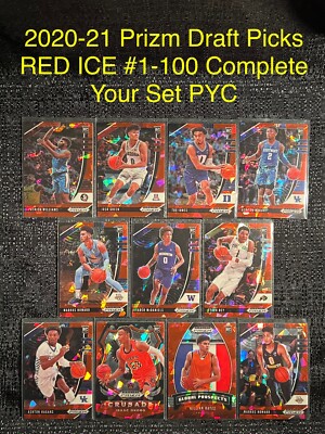 2020-21 Prizm Draft Basketball RED ICE Rookie Card #1-100 Complete Your Set PYC
