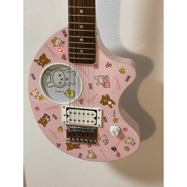 FERNANDES ZO-3 リラックマ コラボ ギター ピンク ピック２つ付き FERNANDES ZO-3 リラックマ コラボ ギター ピンク ピック2つ