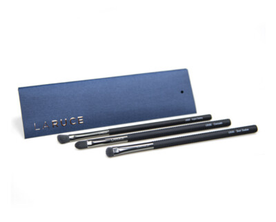 Laruce Limited Edition 3 Piece Editorial Eyeshadow Brush Set ~ New! $84 Value! 