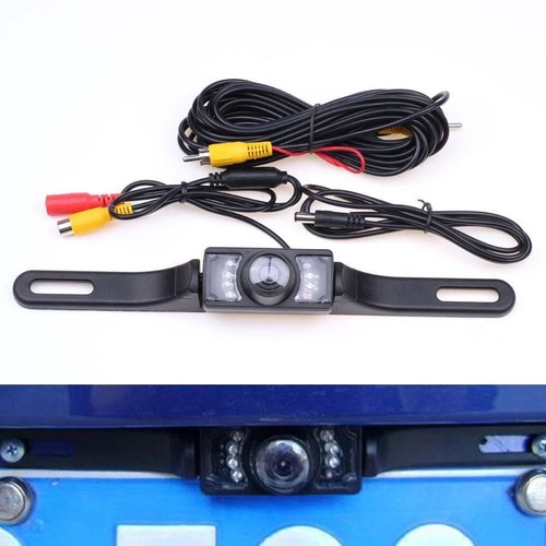 Car Rear View System W/ 5" HD LCD Backup Monitor + License Plate Reverse Camera - Picture 18 of 20