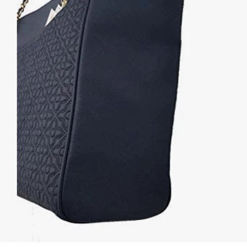 $575 Tory Burch Bryant E / W сумка с короткими ручками Hudson Bay темно-синий) стиль # 30247 новый без ЯРЛЫКОВ - Изображение 3 из 4