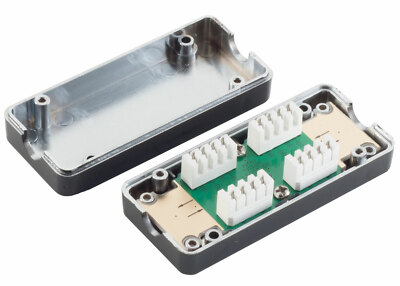 Cat 6+ Cat7 bis 600Mhz LSA Anschlussbox Kabel Verbinder LAN RJ45 Verlängerung TP